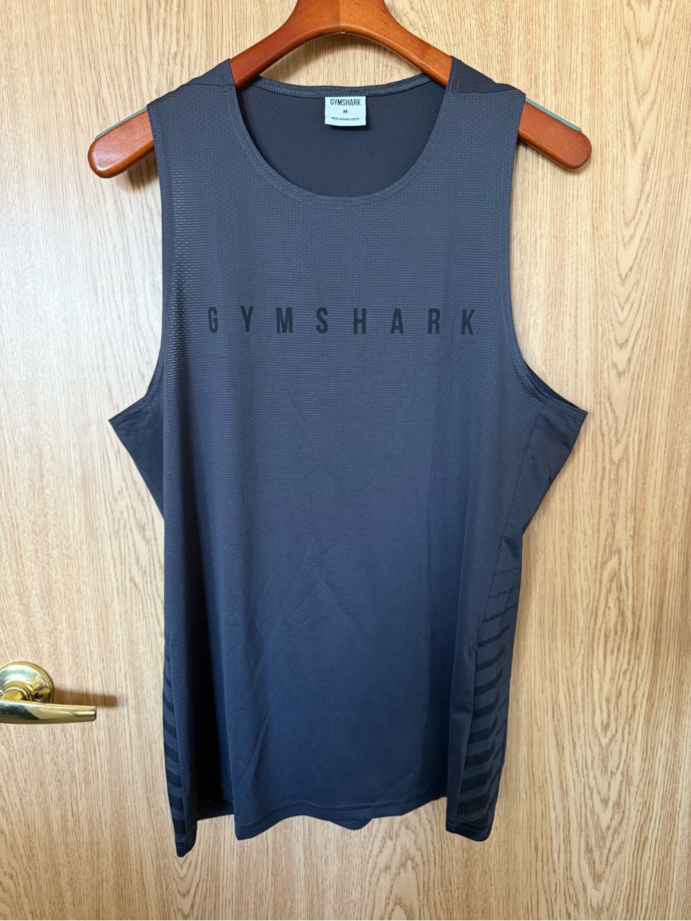 Gymshark Men’s Gray/Black Muscle Tank